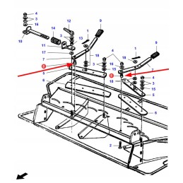 La322337250 deflector mounting sleeve