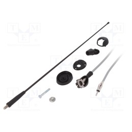 1 pcs x CALEARO - 7657020 - Antenna, car top, 0.41m, AM,FM, Alfa Romeo,Fiat,Lancia, 2.7m