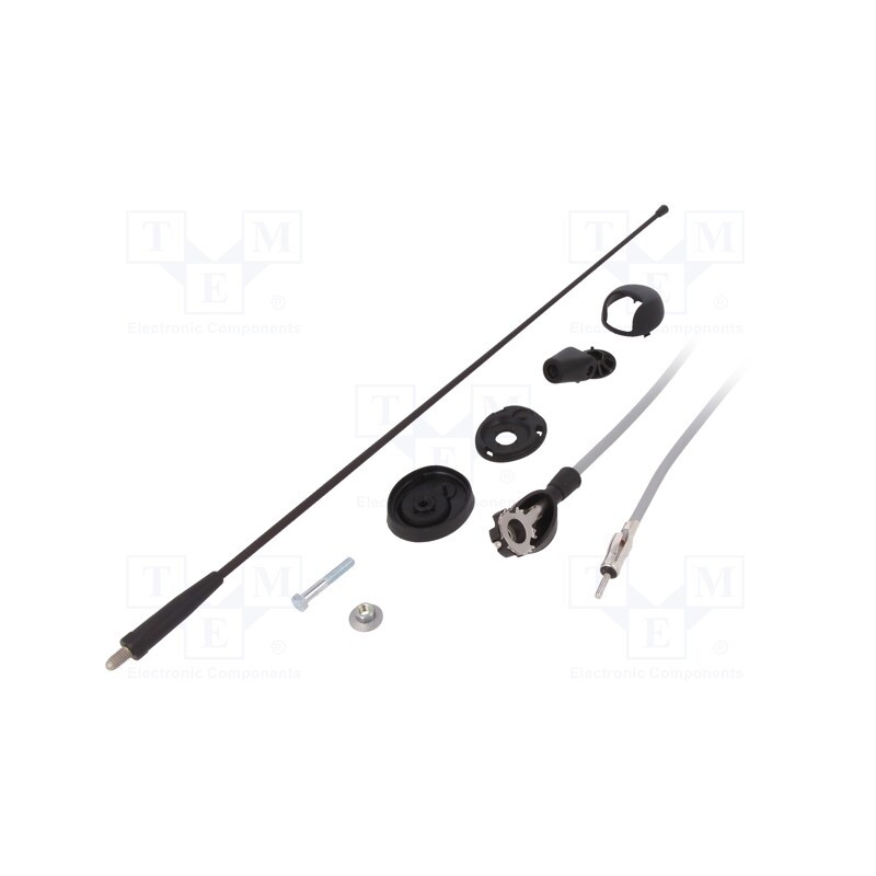 1 pcs x CALEARO - 7657020 - Antenna, car top, 0.41m, AM,FM, Alfa Romeo,Fiat,Lancia, 2.7m