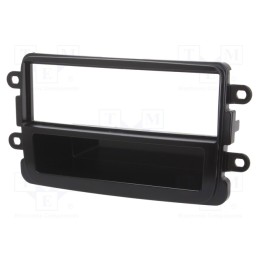 1 pcs x ACV - 281250-13-1-0 - Radio frame, Dacia,Fiat,Nissan,Opel,Renault, 1 DIN, black gloss