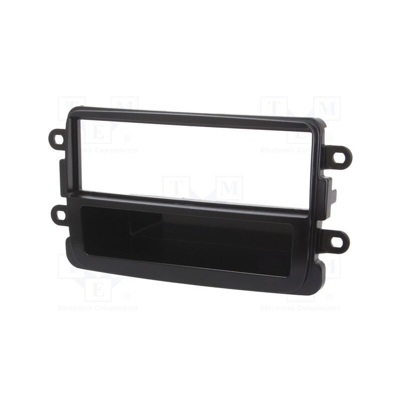 1 pcs x ACV - 281250-13-1-0 - Radio frame, Dacia,Fiat,Nissan,Opel,Renault, 1 DIN, black gloss