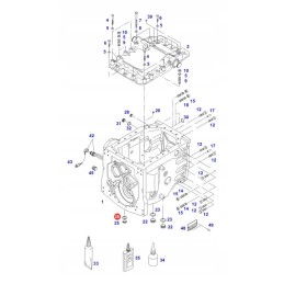 X540010278000 copper washer 33 x 39 x 1 5