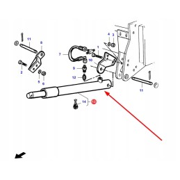 La322546100 header lifting cylinder