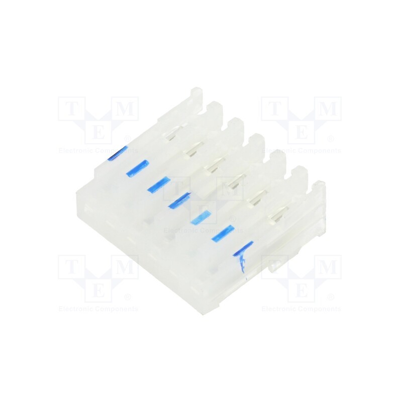 1 pcs x PANCON - CE100F26-06-C_E - Plug, wire-board, female, PIN: 6, end connector, 2.54mm, IDC, 26AWG