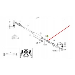 085922 0 steering cylinder piston