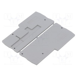 1 pcs x PHOENIX CONTACT - D-PTIO 1,5/S/3 – 3244575 - End piece, grey, Width: 2.2mm, Ht: 33.8mm, L: 74.4mm