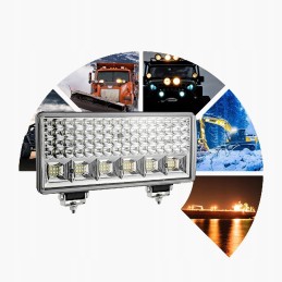 100 LED halogen lamp, 12-inch work searchlight