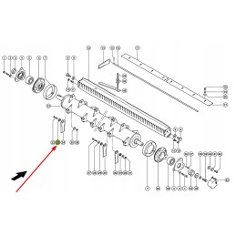 736871 00 forage harvester knife bush