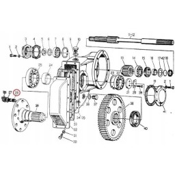 Rear wheel mounting bolt m20x1 5 c 330 500141