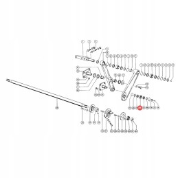 Plastic plain bearing Claas 705057 0 jhb