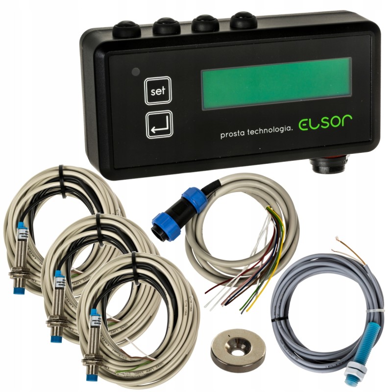 Universal Elsor hectometer for combine harvester