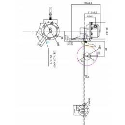 Fuel feed pump for john deere re37482kr