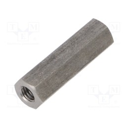10 pcs x DREMEC - 149X35 - Screwed spacer sleeve, 35mm, Int.thread: M6, hexagonal