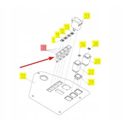 102104313 indicator light 12 3803 31