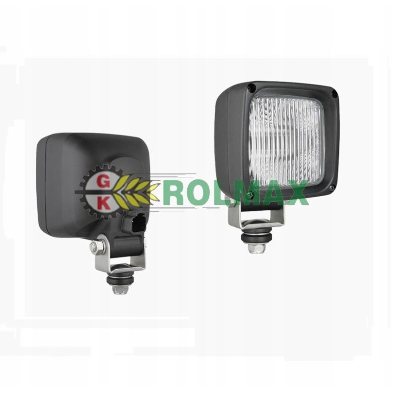 Halogen reversing lamp with built-in deut connector