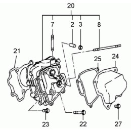 Wacker wm170 valve cover gasket 0156460