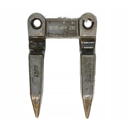 Double finger bayonet without stalk, forged for bison