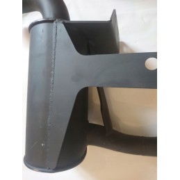 Muffler for JCB machines with AR 123 07868 engine