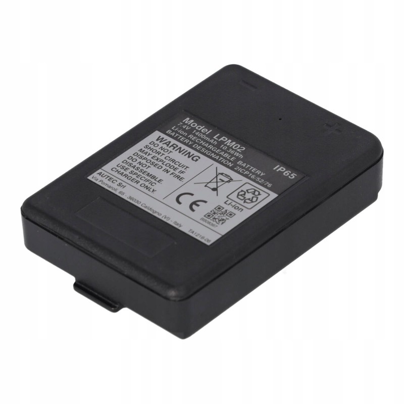 Battery autec lpm02 7 4vdc 1400 mah 10 36wh li ion