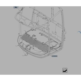 Floor mat new holland fr 47700584 cnh