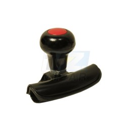 The 47mm rubber steering knob supports steering