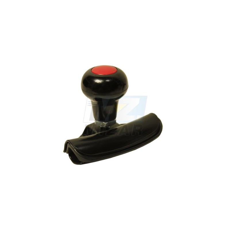 The 47mm rubber steering knob supports steering