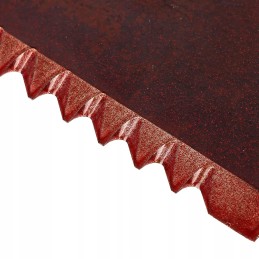 Serrated forage harvester knife 195x50x3mm fi 12 radura