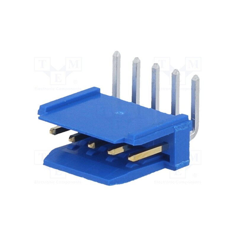 1 pcs x Amphenol Communications Solutions - 76382-305LF - Socket, wire-board, male, PIN: 5, 2.54mm, THT, Dubox®, 3A, Layout: 1x5