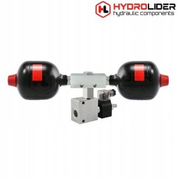 Hydroaccumulator 2x0 16l valve 24v hydrolider