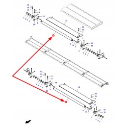 D28285817 feeding tape rollers l 1172 mm