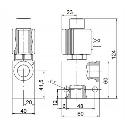 Hydroaccumulator 2x1l valve 24v hydrolider