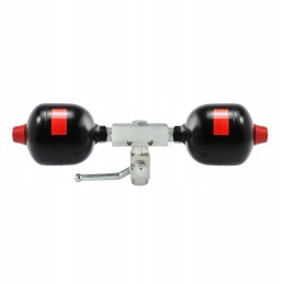 Hydroaccumulator 2x1 4l hydrolider ball valve