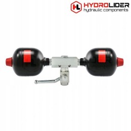 Hydroaccumulator 2x0 5l hydrolider ball valve