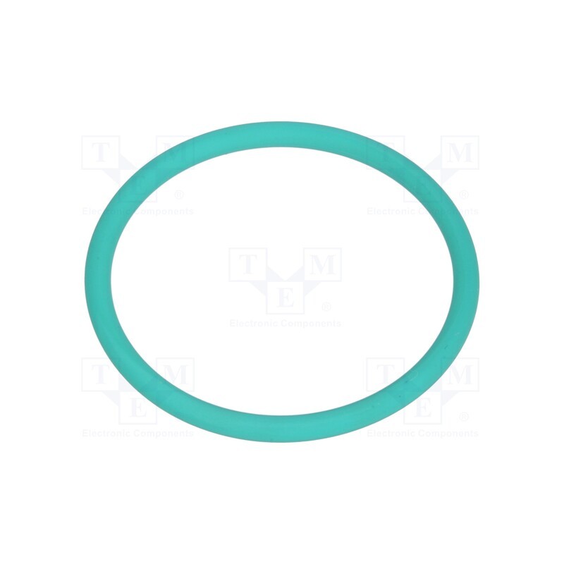 10 pcs x HUMMEL - 1.321.2100.21 -AS - O-ring gasket, FPM, Thk: 2mm, Øint: 26mm, PG21, green, -40÷200°C