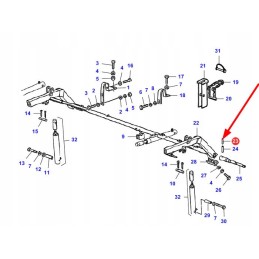 La14604870 spring wheel, reel shaft