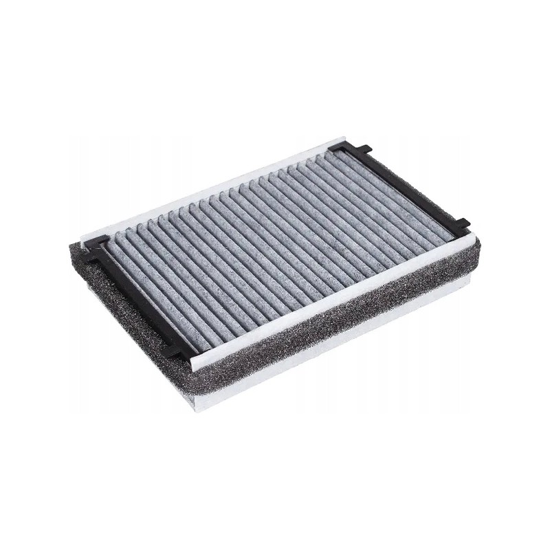 Filter with activated carbon