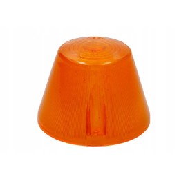 Yellow marker lamp shade, round, high, WE93