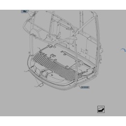 Floor mat new holland fr 47700584