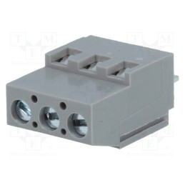 1 pcs x DEGSON ELECTRONICS - DG129-5.0-03P-11 - PCB terminal block, angled 90°, 5mm, ways: 3, on PCBs, 2.5mm2, 20A
