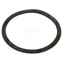 10 pcs x HELLERMANNTYTON - 166-50507 - Gasket, chloroprene, Thk: 1.5mm, Øint: 62.5mm, Øout: 73mm, M63, black