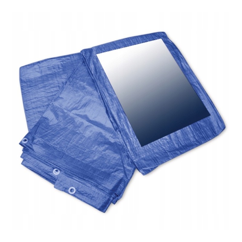 Blue reinforced tarpaulin 2 x 3 m