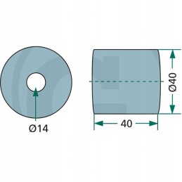 Rubber sleeve for laverd for the sieve basket grain sifter