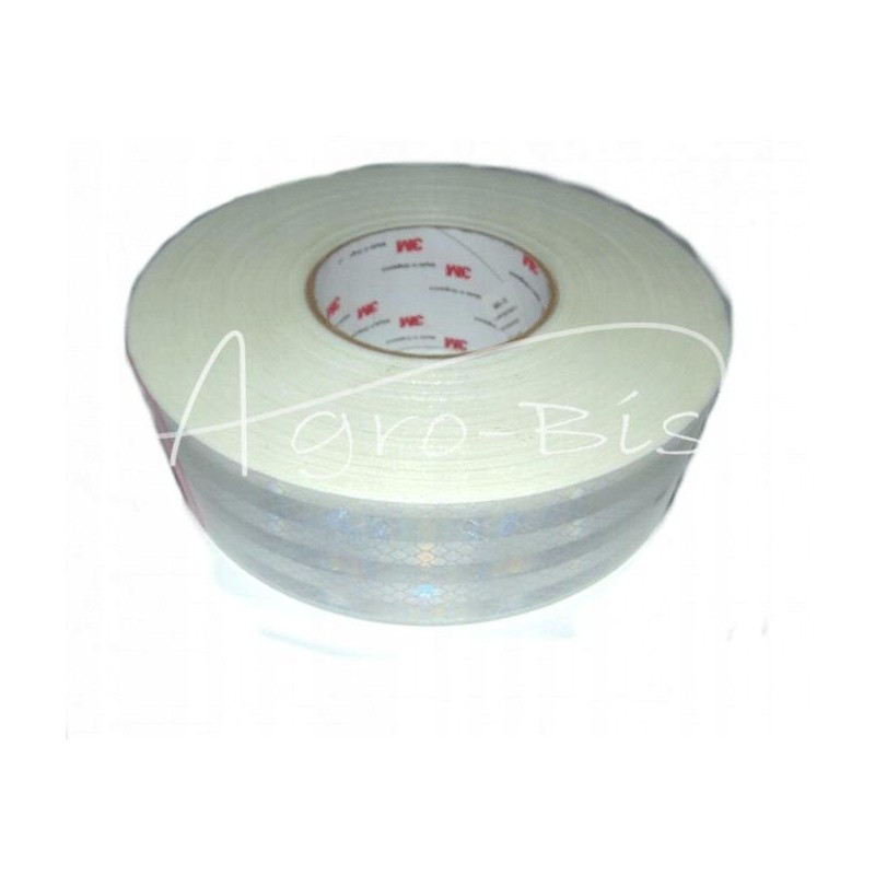 White contour tape for containers