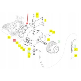 101694348 rubber clutch disc