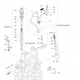 Hatz 1b20 injection pump 01322241