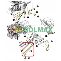 Transmission belt new holland tc 84192753