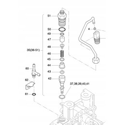 Hatz 1b40 injection pump 01680821