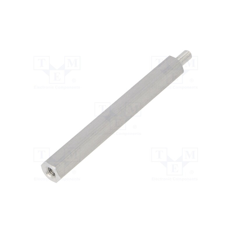 10 pcs x DREMEC - 235X50 - Screwed spacer sleeve, 50mm, Int.thread: M3, Ext.thread: M3