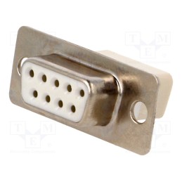 1 pcs x MH CONNECTORS - MHDBC9SS-NW - D-Sub, PIN: 9, plug, female, for cable, Type: w/o contacts, 3A, 250V