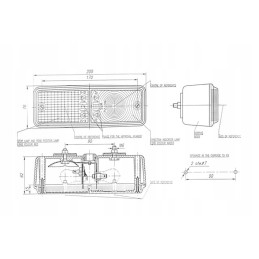 1400681300 rear combination lamp 12 24 v